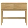 Mesa consola FLORO madera maciza de pino marrón 89,5x36,5x73 cm de vidaXL, Mesas auxiliares - Ref: Foro24-374020, Precio: 98,...