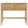 Mesa consola FLORO madera maciza de pino marrón 89,5x36,5x73 cm de vidaXL, Mesas auxiliares - Ref: Foro24-374020, Precio: 96,...