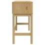 Mesa consola FLORO madera maciza de pino marrón 89,5x36,5x73 cm de vidaXL, Mesas auxiliares - Ref: Foro24-374020, Precio: 98,...