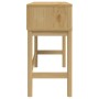 Mesa consola FLORO madera maciza de pino marrón 89,5x36,5x73 cm de vidaXL, Mesas auxiliares - Ref: Foro24-374020, Precio: 96,...