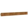 Bordes de césped acero corten flexible 50 piezas 10x103 cm de vidaXL, Recortadoras de césped - Ref: Foro24-821891, Precio: 16...