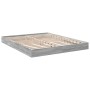Estructura de cama madera de ingeniería gris Sonoma 150x200 cm de vidaXL, Camas y somieres - Ref: Foro24-842019, Precio: 87,6...