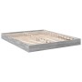 Estructura de cama madera de ingeniería gris Sonoma 150x200 cm de vidaXL, Camas y somieres - Ref: Foro24-842019, Precio: 87,6...