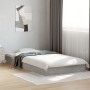 Estructura de cama madera de ingeniería gris hormigón 100x200cm de vidaXL, Camas y somieres - Ref: Foro24-842059, Precio: 63,...