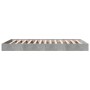Estructura de cama madera de ingeniería gris hormigón 100x200cm de vidaXL, Camas y somieres - Ref: Foro24-842059, Precio: 63,...