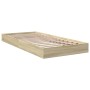 Estructura de cama madera de ingeniería roble Sonoma 90x200 cm de vidaXL, Camas y somieres - Ref: Foro24-842065, Precio: 69,8...