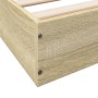 Estructura de cama madera de ingeniería roble Sonoma 90x200 cm de vidaXL, Camas y somieres - Ref: Foro24-842065, Precio: 69,8...