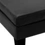 Reposapiés de cuero sintético negro de vidaXL, Otomanas - Ref: Foro24-288775, Precio: 82,45 €, Descuento: %
