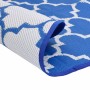 Alfombra de exterior PP azul Ø120 cm de vidaXL, Protectores para exterior - Ref: Foro24-368538, Precio: 21,32 €, Descuento: %