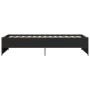 Estructura de cama madera de ingeniería y metal negro 90x200 cm de vidaXL, Camas y somieres - Ref: Foro24-845241, Precio: 76,...