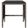Set de sofás de jardín 4 pzas y cojines ratán sintético gris de vidaXL, Conjuntos de jardín - Ref: Foro24-366361, Precio: 230...
