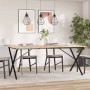 Patas de mesa comedor estructura X hierro fundido 180x80x73 cm de vidaXL, Patas para mesas - Ref: Foro24-357913, Precio: 84,1...