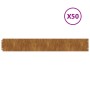 Bordes de césped acero corten flexible 50 piezas 15x103 cm de vidaXL, Recortadoras de césped - Ref: Foro24-821893, Precio: 23...