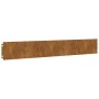 Bordes de césped acero corten flexible 50 piezas 15x103 cm de vidaXL, Recortadoras de césped - Ref: Foro24-821893, Precio: 23...