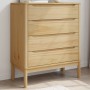 Cómoda cajonera FLORO madera maciza de pino marrón cera de vidaXL, Cajoneras - Ref: Foro24-374008, Precio: 163,93 €, Descuent...