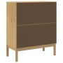 Cómoda cajonera FLORO madera maciza de pino marrón cera de vidaXL, Cajoneras - Ref: Foro24-374008, Precio: 163,93 €, Descuent...