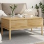 Mesa de centro FLORO madera de pino marrón cera 99x55,5x45 cm de vidaXL, Mesas de centro - Ref: Foro24-374017, Precio: 129,45...