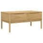 Mesa de centro FLORO madera de pino marrón cera 99x55,5x45 cm de vidaXL, Mesas de centro - Ref: Foro24-374017, Precio: 129,45...
