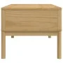 Mesa de centro FLORO madera de pino marrón cera 99x55,5x45 cm de vidaXL, Mesas de centro - Ref: Foro24-374017, Precio: 120,95...