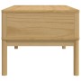 Mesa de centro FLORO madera de pino marrón cera 99x55,5x45 cm de vidaXL, Mesas de centro - Ref: Foro24-374017, Precio: 129,45...