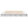 Estructura de cama madera de ingeniería blanca 200x200 cm de vidaXL, Camas y somieres - Ref: Foro24-3280447, Precio: 171,22 €...