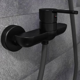 SCHÜTTE Grifo mezclador de bañera DENVER negro mate de SCHÜTTE, Grifos - Ref: Foro24-429340, Precio: 78,31 €, Descuento: %