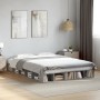 Estructura de cama madera de ingeniería gris Sonoma 160x200 cm de vidaXL, Camas y somieres - Ref: Foro24-3280466, Precio: 154...