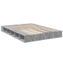 Estructura de cama madera de ingeniería gris Sonoma 160x200 cm de vidaXL, Camas y somieres - Ref: Foro24-3280466, Precio: 154...