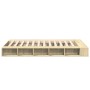 Estructura de cama madera de ingeniería roble Sonoma 140x190 cm de vidaXL, Camas y somieres - Ref: Foro24-3280491, Precio: 14...