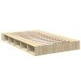Estructura de cama madera de ingeniería roble Sonoma 140x190 cm de vidaXL, Camas y somieres - Ref: Foro24-3280491, Precio: 14...