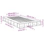 Estructura de cama madera de ingeniería roble Sonoma 140x190 cm de vidaXL, Camas y somieres - Ref: Foro24-3280491, Precio: 14...