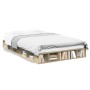 Estructura de cama madera de ingeniería roble Sonoma 135x190 cm de vidaXL, Camas y somieres - Ref: Foro24-3280498, Precio: 14...