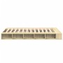 Estructura de cama madera de ingeniería roble Sonoma 135x190 cm de vidaXL, Camas y somieres - Ref: Foro24-3280498, Precio: 14...