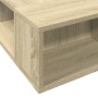 Estructura de cama madera de ingeniería roble Sonoma 135x190 cm de vidaXL, Camas y somieres - Ref: Foro24-3280498, Precio: 14...