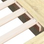 Estructura de cama madera de ingeniería roble Sonoma 135x190 cm de vidaXL, Camas y somieres - Ref: Foro24-3280498, Precio: 14...