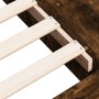 Estructura de cama madera de ingeniería roble humo 100x200 cm de vidaXL, Camas y somieres - Ref: Foro24-3280514, Precio: 121,...