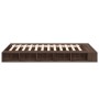 Estructura de cama madera de ingeniería marrón roble 120x190 cm de vidaXL, Camas y somieres - Ref: Foro24-3280502, Precio: 16...