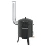 Cañón para gulasch con chimenea y tapa acero esmaltado de vidaXL, Barbacoas - Ref: Foro24-4005749, Precio: 162,49 €, Descuent...