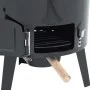 Cañón para gulasch con chimenea y tapa acero esmaltado de vidaXL, Barbacoas - Ref: Foro24-4005749, Precio: 159,56 €, Descuent...