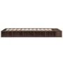 Estructura de cama madera de ingeniería marrón roble 100x200 cm de vidaXL, Camas y somieres - Ref: Foro24-3280516, Precio: 12...