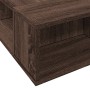 Estructura de cama madera de ingeniería marrón roble 100x200 cm de vidaXL, Camas y somieres - Ref: Foro24-3280516, Precio: 12...