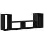 Muebles para TV 2 uds madera de ingeniería negro 75x30x50 cm de vidaXL, Muebles TV - Ref: Foro24-840787, Precio: 68,06 €, Des...
