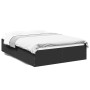 Estructura de cama madera de ingeniería negra 120x190 cm de vidaXL, Camas y somieres - Ref: Foro24-3281043, Precio: 118,77 €,...