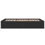 Estructura de cama madera de ingeniería negra 120x190 cm de vidaXL, Camas y somieres - Ref: Foro24-3281043, Precio: 118,77 €,...