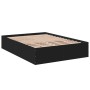 Estructura de cama madera de ingeniería negra 120x190 cm de vidaXL, Camas y somieres - Ref: Foro24-3281043, Precio: 118,77 €,...