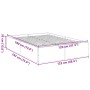 Estructura de cama madera de ingeniería negra 120x190 cm de vidaXL, Camas y somieres - Ref: Foro24-3281043, Precio: 118,77 €,...