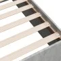 Concrete gray engineered wood bed frame 160x200cm by vidaXL, Beds and slatted bases - Ref: Foro24-3281003, Price: 130,80 €, D...