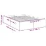 Concrete gray engineered wood bed frame 160x200cm by vidaXL, Beds and slatted bases - Ref: Foro24-3281003, Price: 130,80 €, D...