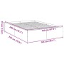 Estructura de cama madera de ingeniería gris hormigón 160x200cm de vidaXL, Camas y somieres - Ref: Foro24-3281003, Precio: 13...