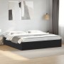 Estructura de cama madera de ingeniería negra 180x200 cm de vidaXL, Camas y somieres - Ref: Foro24-3280994, Precio: 137,54 €,...